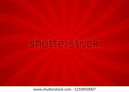 Red Twirl Sunburst Pattern Abstract Background. Ray. Radial. Vector Illustration