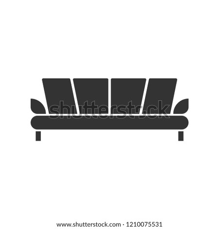 Sofa. Icon Flat