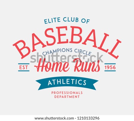 Baseball home runs is a vector illustration about sport