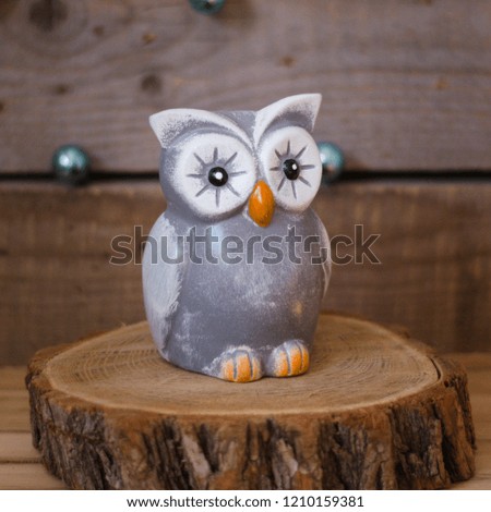 Christmas decoration figure owl