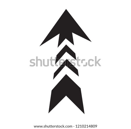 Creative arrow sign, isolated on white