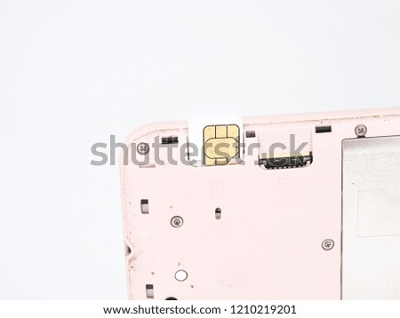 Ready to change sim card on smartphone