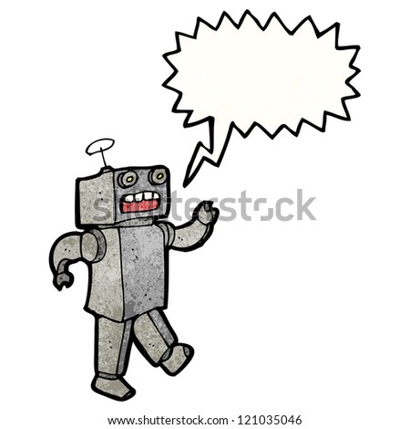 dancing robot cartoon