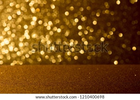 Gold Abstract Bokeh background - defocused
