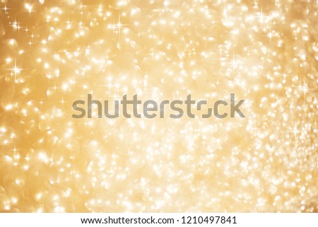 Gold and silver sparkling christmas background for a decoration