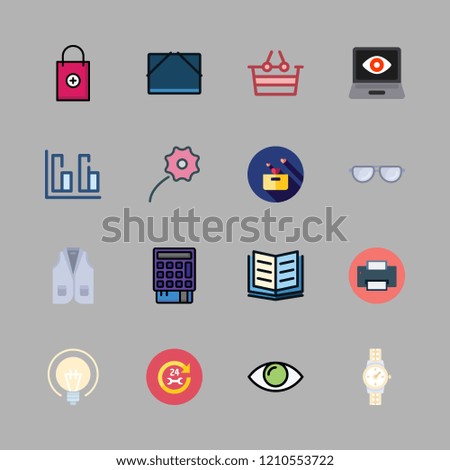 person icon set. vector set about eye, point of service, closeup and idea icons set.
