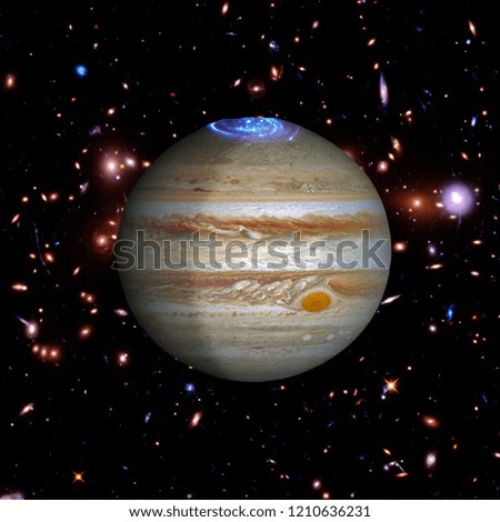 Jupiter. The elements of this image furnished by NASA.
