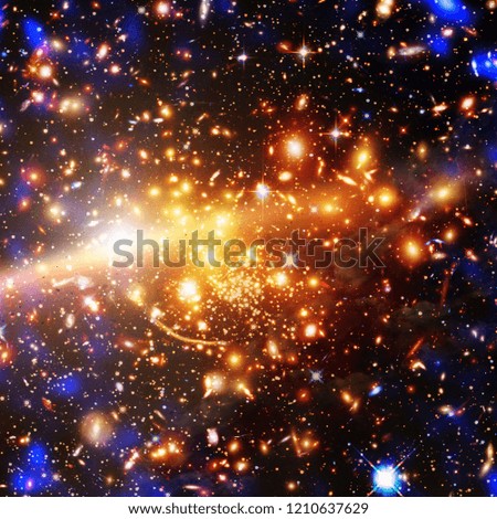 Galaxy. The elements of this image furnished by NASA.
