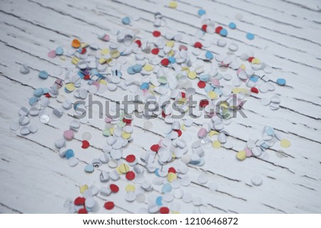 colourful sparlking confetti 