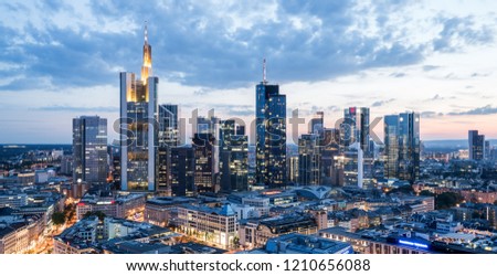 Frankfurt am Main Cityscape Germany Royalty-Free Stock Photo #1210656088
