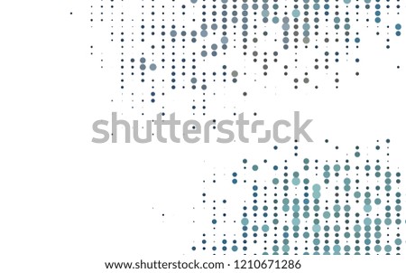 Light Black vector backdrop with dots. Beautiful colored illustration with blurred circles in nature style. Design for posters, banners.