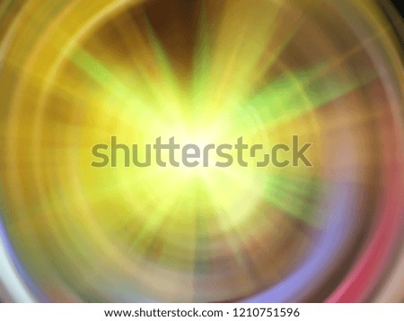 Abstract Soft and blurred colorful of swirling and ray action background concept
