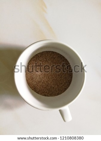 3 in 1 Coffee Powder in cup