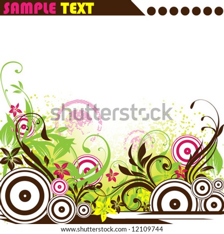 Abstract summer background for design.