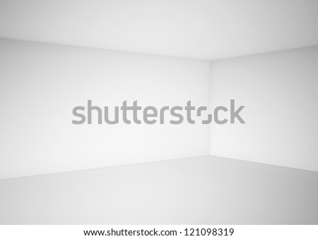 high definition empty white room Royalty-Free Stock Photo #121098319