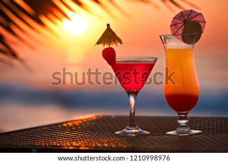 Cocktails for all seasons Royalty-Free Stock Photo #1210998976