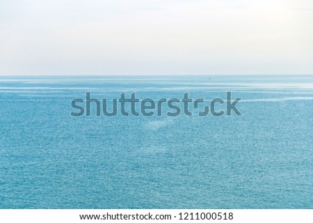 Seascape picture of blue sea and sky picture for background.