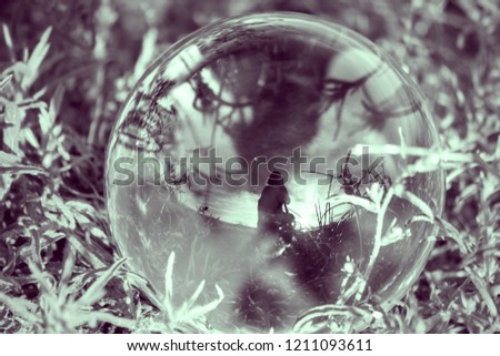 Glass ball reflections