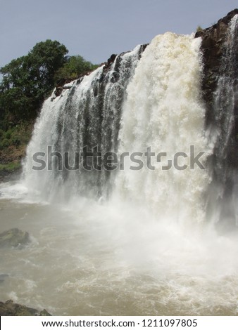 Blue Nile falls (Tis-Isat Falls, meaning great smoke in Amharic) in Amara region of Ethiopia, Eastern Africa        