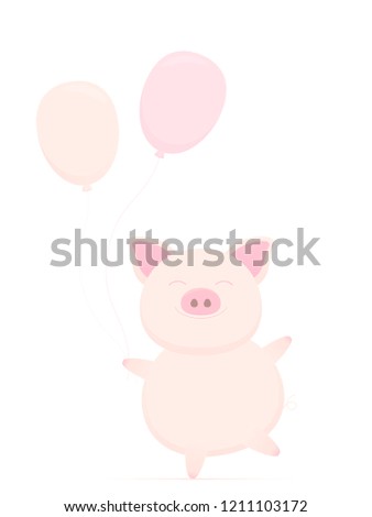 a cute pig