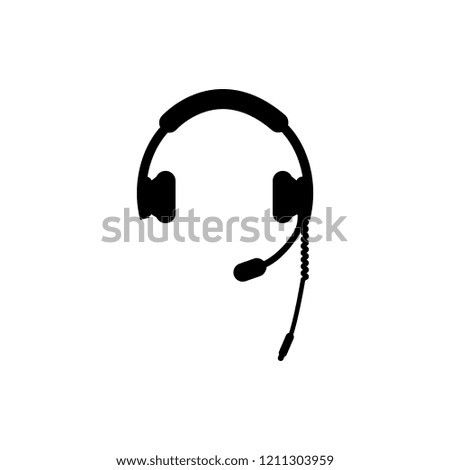 headphone icon. Element of simple music icon for mobile concept and web icon
