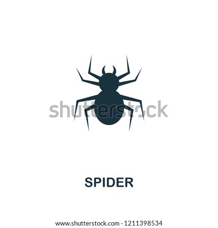 Spider icon. Premium style design from halloween collection. UX and UI. Pixel perfect spider icon. For web design, apps, software, printing usage.