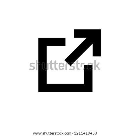 Link icon. Hyperlink chain symbol. External link symbol vector icon. Download, Share, and Load More Icons Royalty-Free Stock Photo #1211419450