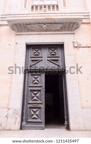 old door of church, digital photo picture as a background