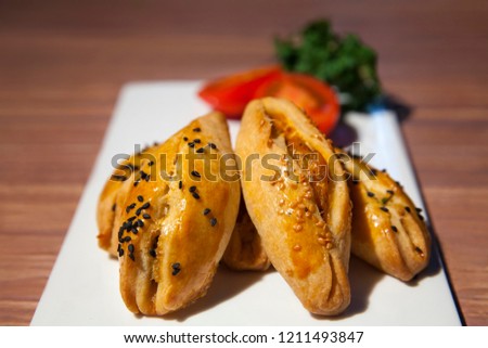 Cheesy pastry, Mince pastry, Potato pastry, Handmade pastry, food, traditional food, Turkish food, Greek food