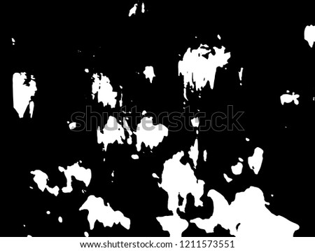 Light Distressed Background. Ink Print Distress Background. Grunge Texture. Simple abstract black and white drawing. Expressive drawing. Abstract Overlay Texture. 