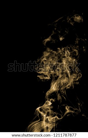 Colorful smoke on the dark background