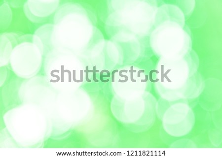 Green bokeh abstract texture background