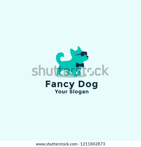 Fancy dog logo