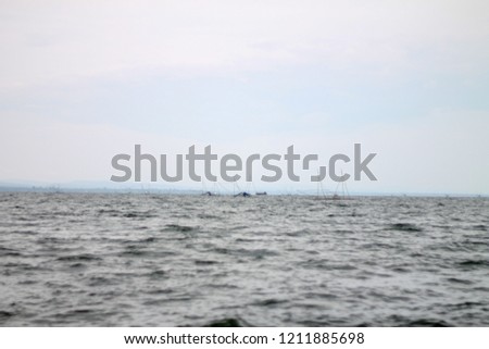 abstract water sea with Fish catch for background.