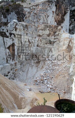 The Marble Quarries - Apuan Alps , Carrara, Tuscany, Italy