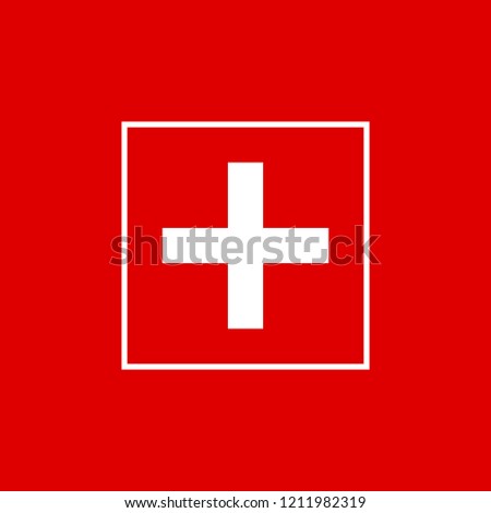 Red Medical Plus Health Digital Logo Design Vector