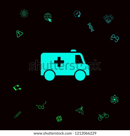 Ambulance symbol icon