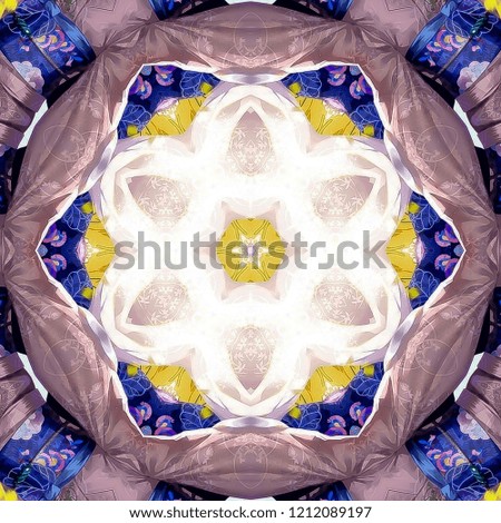 Kaleidoscope background and wallpaper. 