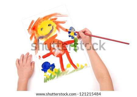 child draw a pregnant woman
