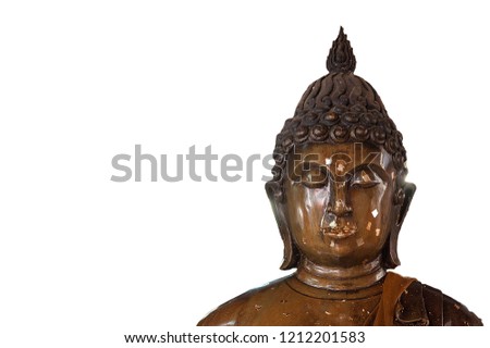 Buddha On a background With splitters