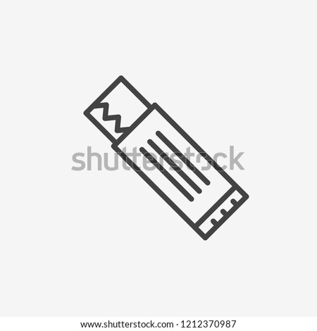 chew gum icon vector. Linear style sign for mobile concept and web design. gum symbol illustration. Pixel vector graphics - Vector. Royalty-Free Stock Photo #1212370987