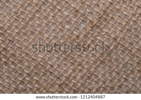 Sackcloth or burlap texture background.