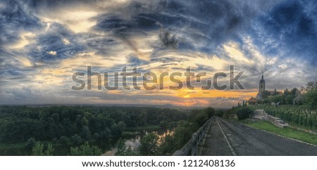 Sunset in Czech Republic