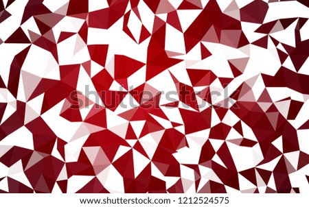 Dark Red vector shining triangular cover. A sample with polygonal shapes. Best triangular design for your business.