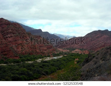 Andes colorful landscape near Salta, Argentina