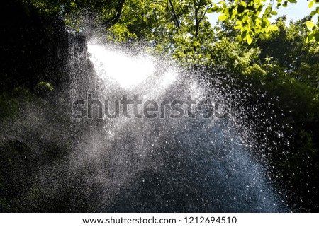 water flowing from pipe, digital photo picture as a background
