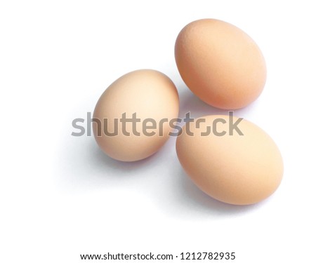 Group of Fresh eggs. Brown egg Royalty-Free Stock Photo #1212782935