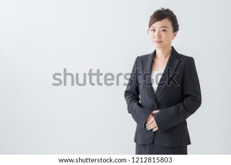 Gesture of the businesswoman