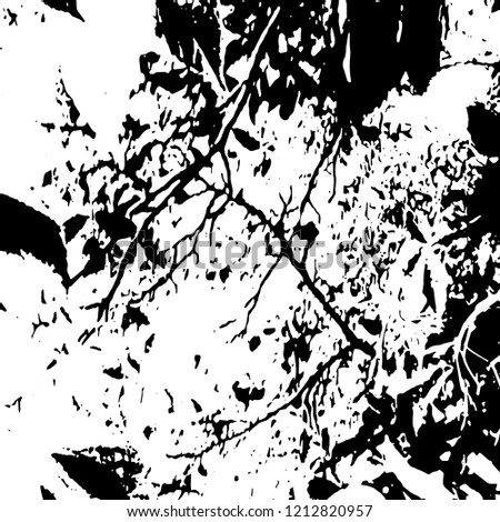 Light Distressed Background. Ink Print Distress Background. Grunge Texture. Vector.
