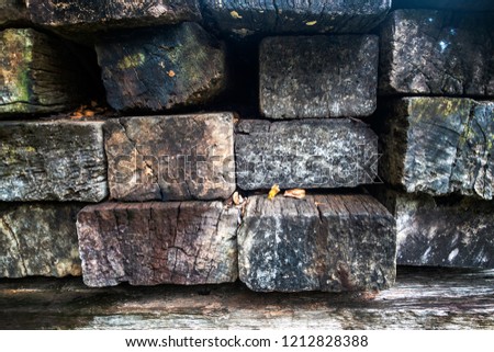 Old lumber for background textured